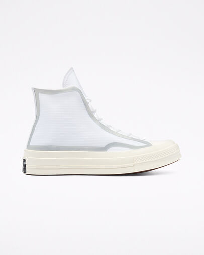 Chuck 70 Metallic Seam White/Egret/Black, Outer Side View