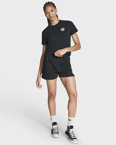 Chuck Taylor Patch Shorts Black, Back View