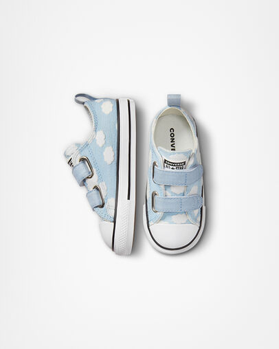 Chuck Taylor All Star Easy-On Clouds Lt Armory Blue/Lt Armory Blue, Top and Side View