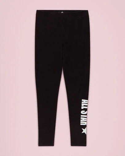 All Star Legging Converse Black, Front View