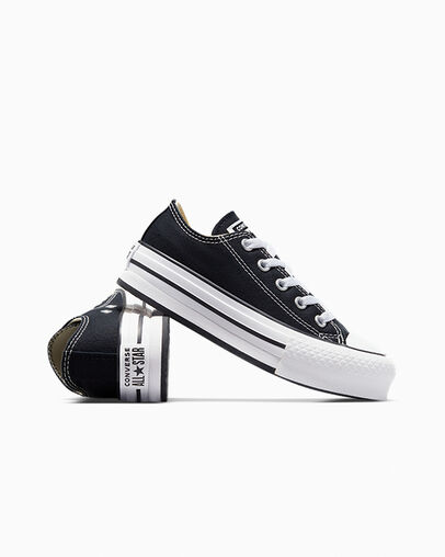 Chuck Taylor All Star EVA Lift Platform Canvas Black/White/Black, Detail Angle View