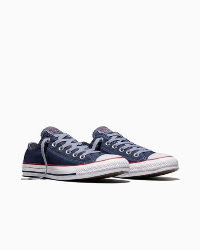 Chuck Taylor All Star Dip Dye Wide Width Ensign Blue Dyed, Top and Side View