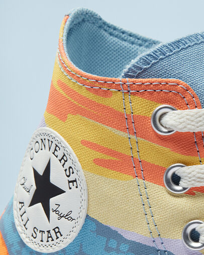 Chuck Taylor All Star The Great Outdoors Magma Orange/Sea Salt Blue, Detail Angle View