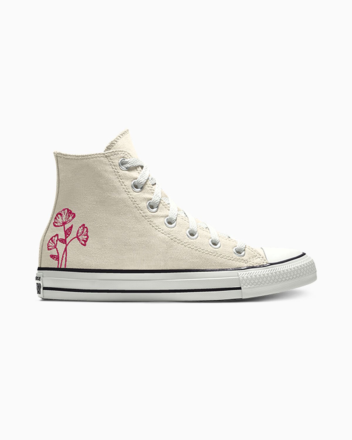 Custom Chuck Taylor All Star By You - 152620CSU24_egret_inbloom_F