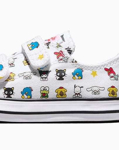 Converse x Hello Kitty And Friends Chuck Taylor All Star Easy-On BFFS White/Black/White, Detail Angle View