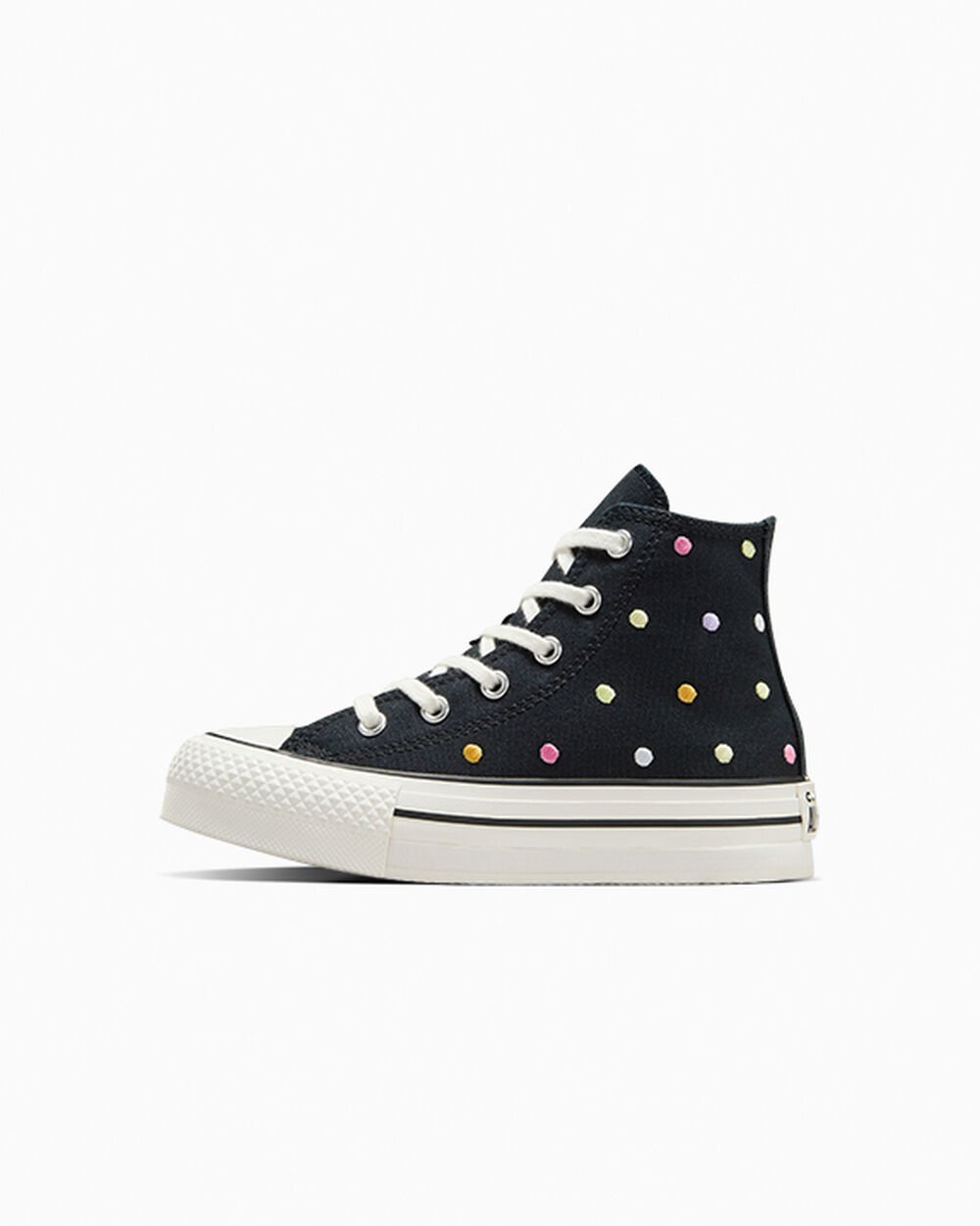 Chuck Taylor All Star Lift Embroidered Polka Dots Platform