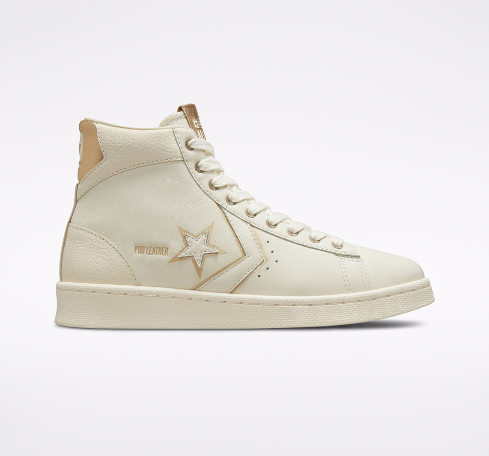 Pro Leather Metallic Shimmer Egret/Light Gold/Egret