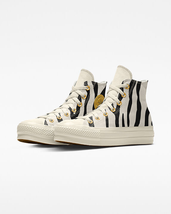 chuck taylor all star platform zebra