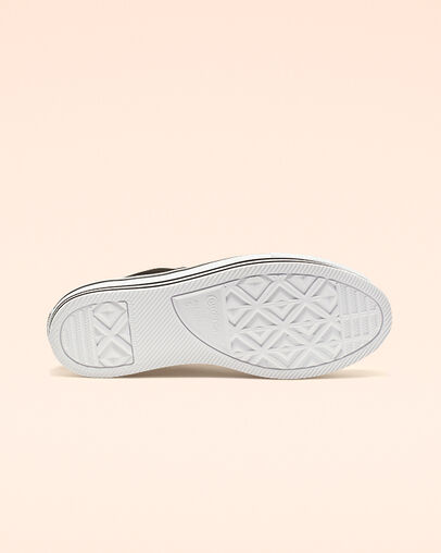 Chuck Taylor All Star Platform Low Top Black/White/Black, Outsole View