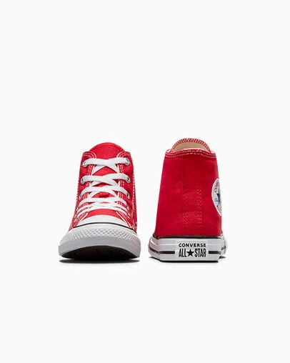Chuck Taylor All Star Classic für Kleinkinder und Jugendliche Rot, Heel View