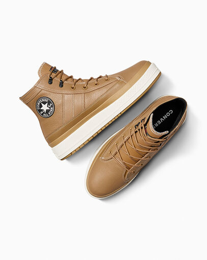 Chuck Taylor All Star Equip Waterproof Amanite brun clair/Amanite brun clair, Angled View