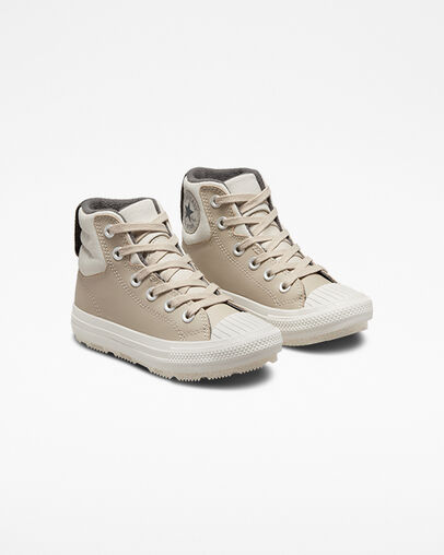 Chuck Taylor All Star Berkshire Boot Counter Climate Papyrus/Light Bone/Iron Grey, Angled View
