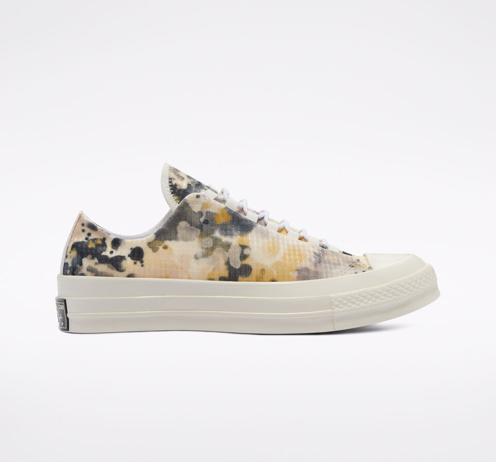 Chuck 70 Washed Florals Sesame/Gravel/Egret