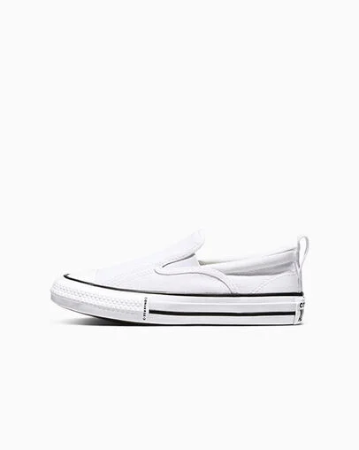 Chuck Taylor All Star Malden Street Slip On White/Black/White, Inner Side View