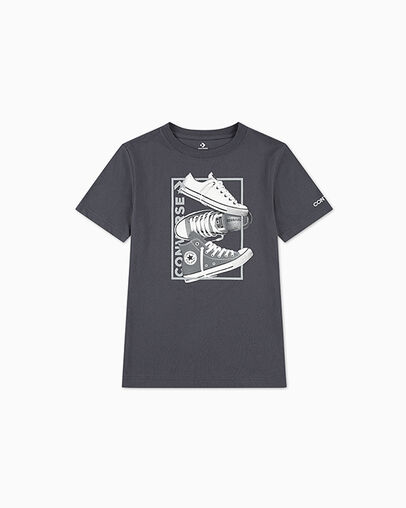 Stacked Chuck Oversized T-Shirt Dark Matter, Front View