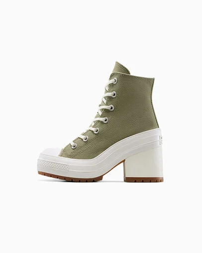 Chuck 70 De Luxe Heel Light Field Surplus/Egret, Inner Side View