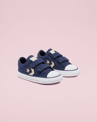 Toddlers' Summer Daze Easy-On Star Player EV Midnight Navy/Farro/Wei&szlig;, Angled View