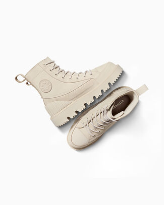 Converse Chuck 70 Rugged Waterproof Boot High-Top Shoe Leather In Brown, Size 10 - A14673C