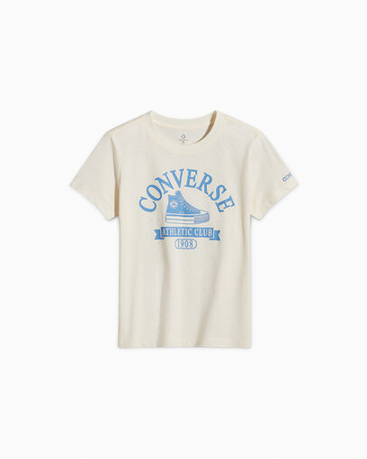 Sneaker T-Shirt Egret, Front View