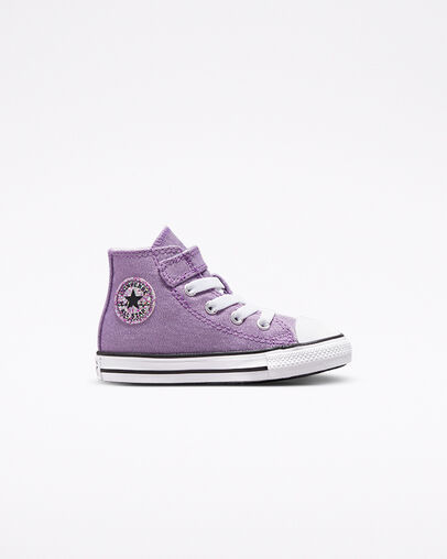 Chuck Taylor All Star 1V Undersea Glitter Pixel Purple/Pale Amethyst, Outer Side View