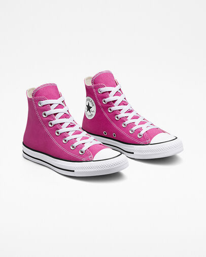 Chuck Taylor All Star Fucsia activo/Blanco/Negro, Angled View