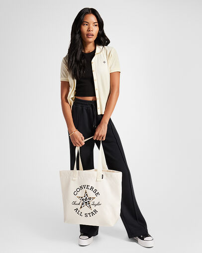 Chuck Taylor Patch Leopard Tote Converse Egret