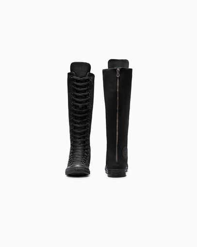 Chuck Taylor All Star XXHi Schwarz/Schwarz/Schwarz, Heel View