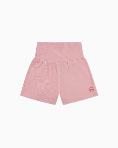 Converse Fold Down Ribbed Short Ok Bloomer Pink, Front View