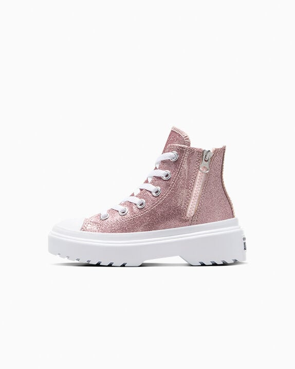Girls' Regan High Top Glitter Sneakers - Cat & Jac main image 1