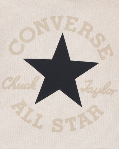 Chuck Taylor Patch Hoodie and Jogger Set Beige granola, Full Body View