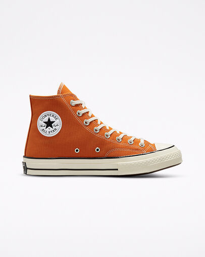 Chuck 70 Converse Color Vintage Canvas Fosse de feu/Écru/Noir, Outer Side View