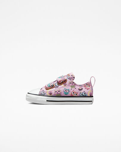 Chuck Taylor All Star Easy-On Owls Rosa &aacute;rtico claro/Sol suave, Inner Side View