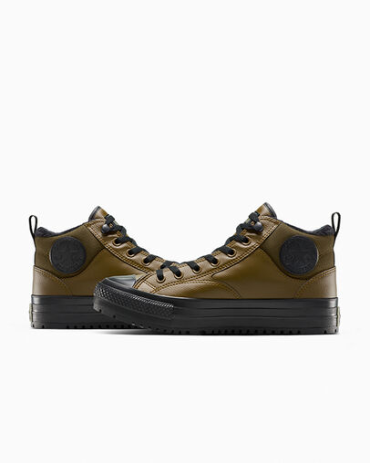 Chuck Taylor All Star Malden Street Water Repellant Boot Surplus Olive/Black, Detail Angle View