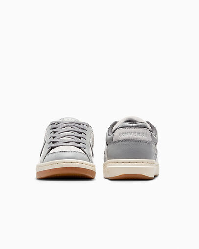 Pro Blaze Classic Leather & Suede Gris muy discreto/Marfil natural, Heel View