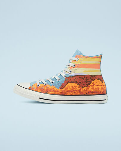 Chuck Taylor All Star The Great Outdoors Magma Orange/Sea Salt Blue, Inner Side View