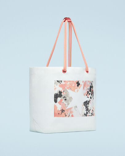 Sac fourre-tout corde d&eacute;lav&eacute; Terre cuite rose/Quartz rose/Vent de temp&ecirc;te, 3/4 View