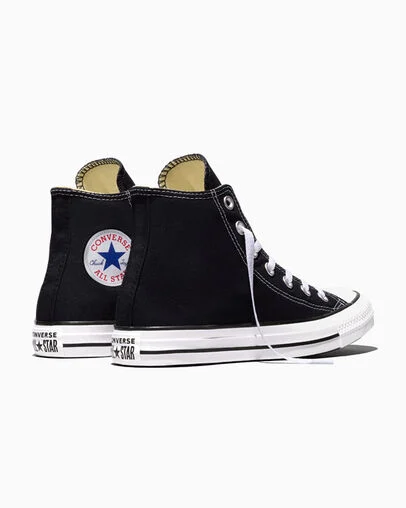 Chuck Taylor All Star Canvas Black, Heel View