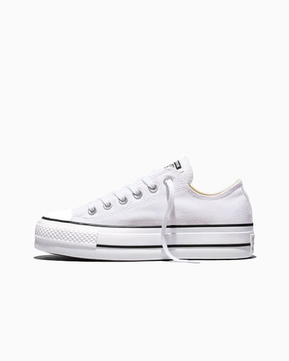 Chuck Taylor All Star Platform Canvas Wit/Zwart/Wit, Inner Side View
