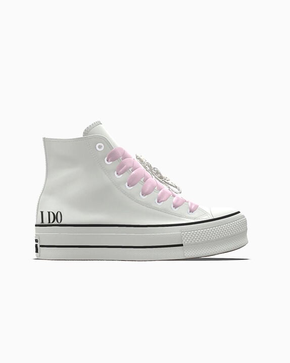 Custom Chuck Taylor All Star Lift Platform Wedding By You