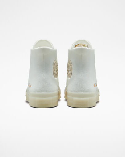 Chuck 70 Marquis Vintage White/Natural Ivory, Heel View