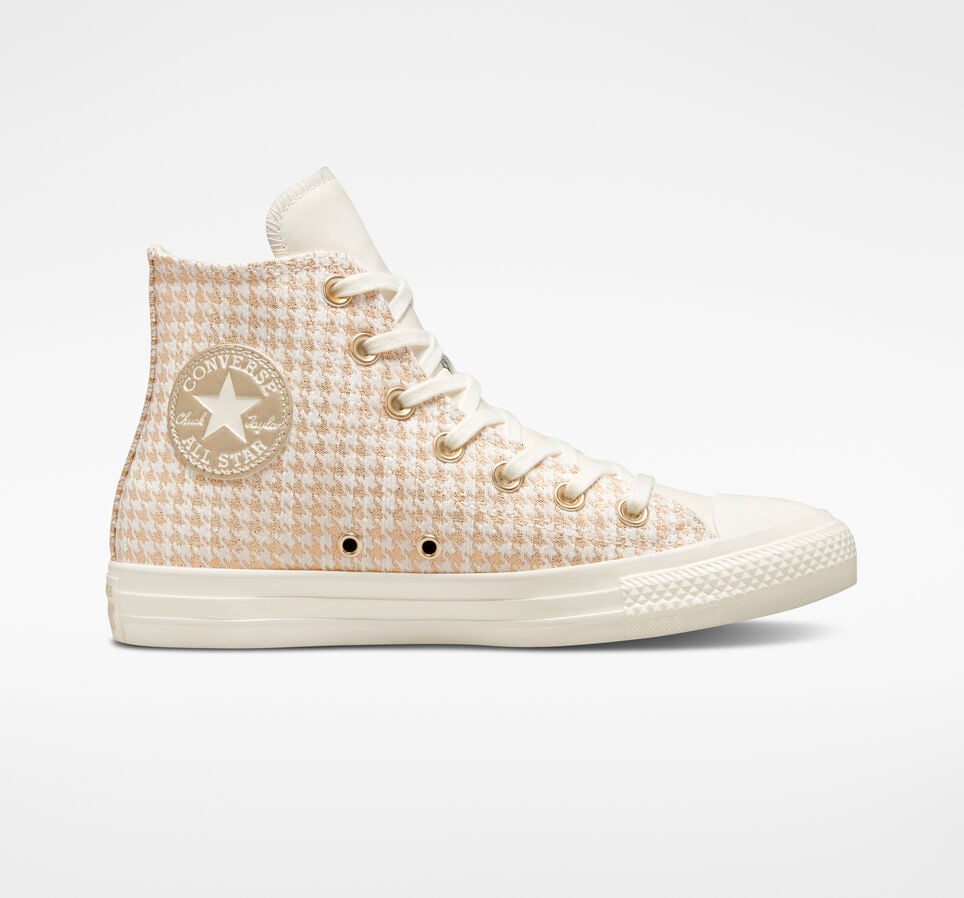 Chuck Taylor All Star Houndstooth Shine Gold