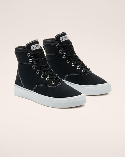 Skidgrip CVO Black/Black/White, Angled View