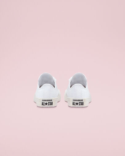 Chuck Taylor All Star Espadrille White/White/Egret, Heel View