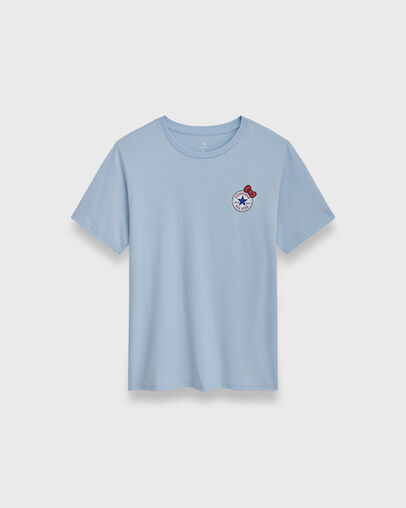 Converse x Hello Kitty And Friends Chuck Taylor Patch T-Shirt Clear Skies, Front View