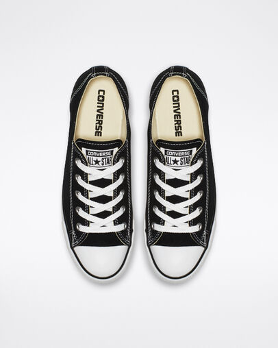 Chuck Taylor All Star Dainty Low Top Black, Heel View