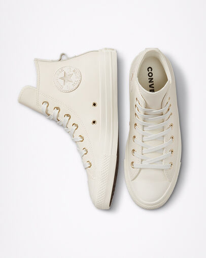 Earthy Tones Chuck Taylor All Star Garza/Garza/Oro claro, Top and Side View