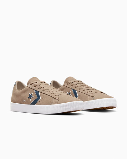 CONS PL Vulc Pro Classic Suede Cargo vintage/Blanco/Azul marino, Top and Side View