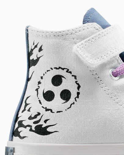 Converse x NARUTO SHIPPUDEN Sasuke Chuck Taylor All Star Easy-On Fossilized/Vintage White/Black, Detail Angle View