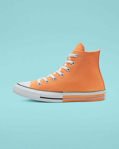 Chuck Taylor All Star Sunblocked Fuel Orange/Moonstone Violet, Inner Side View