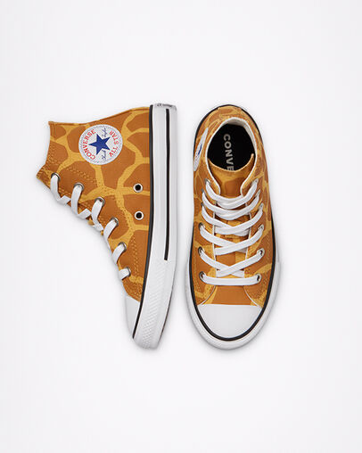 Archive Prints Chuck Taylor All Star Jaune souci/Soba sombre, Top and Side View
